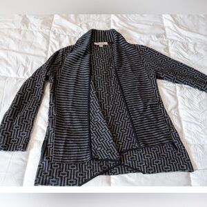 Geometric Alpaca Cardigan